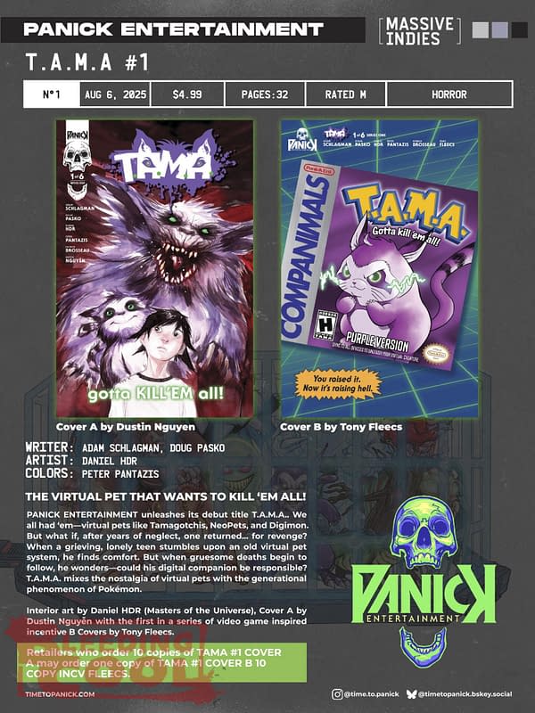 Massive Comics August 2025 Solicits