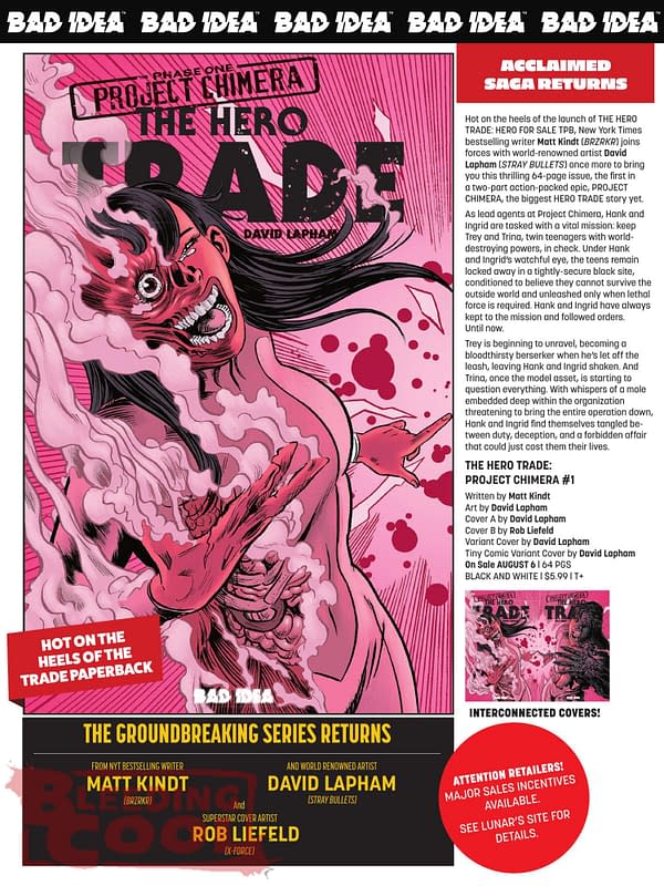Bad Idea August 2025 Solicits