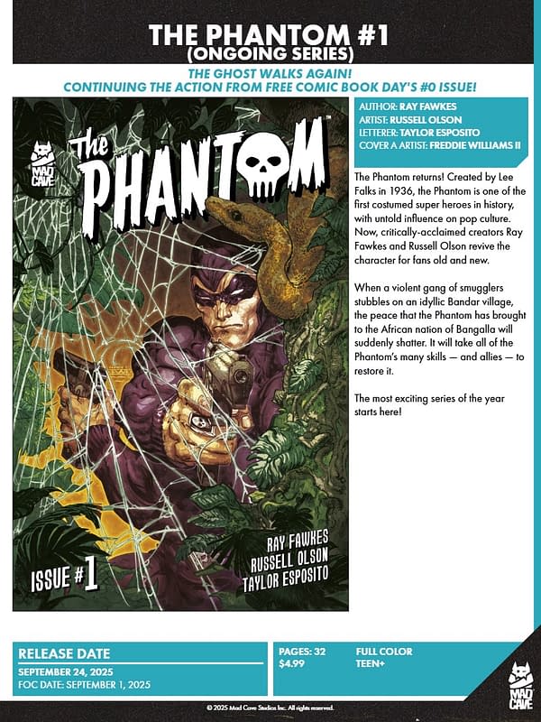 Mad Cave Studios September 2025 Solicits
