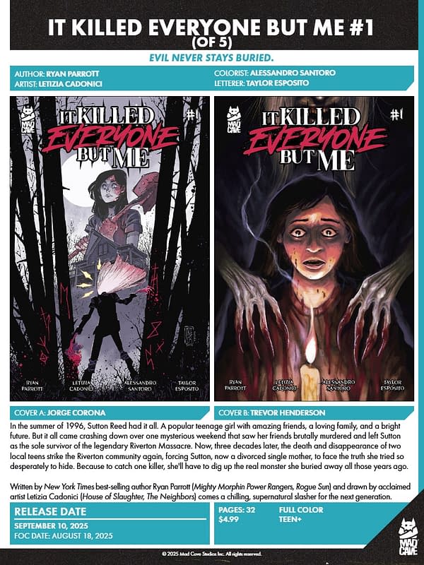 Mad Cave Studios September 2025 Solicits