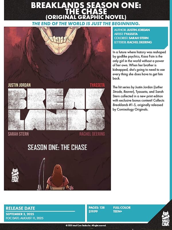 Mad Cave Studios September 2025 Solicits