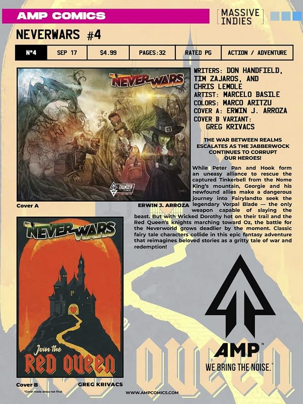 AMP COMICS LLC JUL25 Solicitations