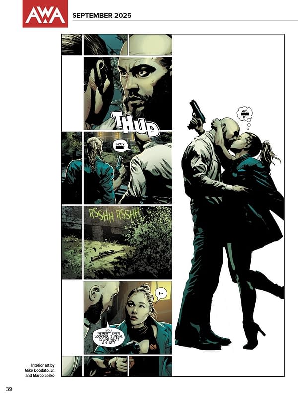 Ronda Rousey And Mike Deodato In AWA September 2025 Full Solicits