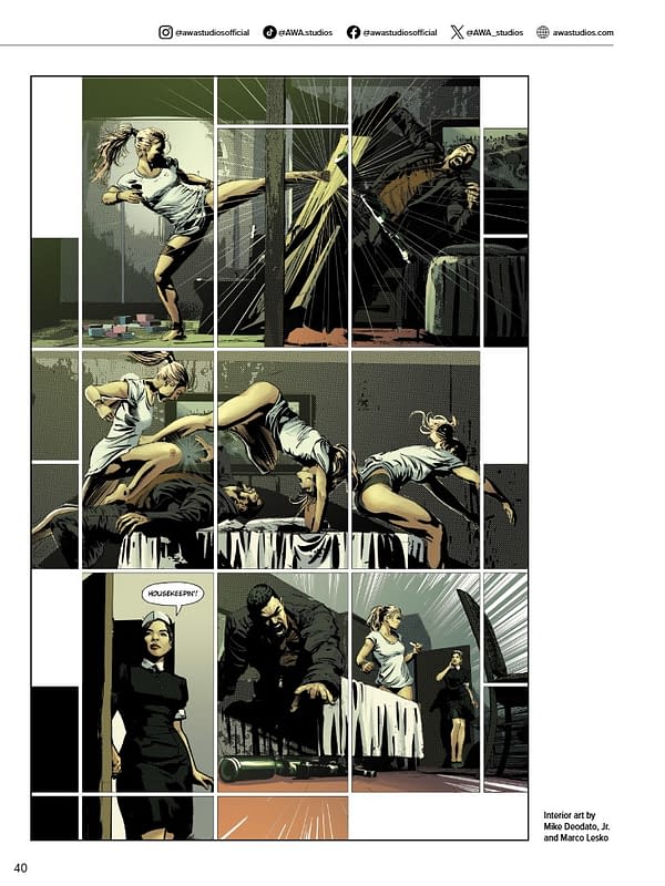 Ronda Rousey And Mike Deodato In AWA September 2025 Full Solicits