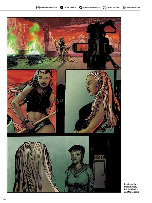 Ronda Rousey And Mike Deodato In AWA September 2025 Full Solicits