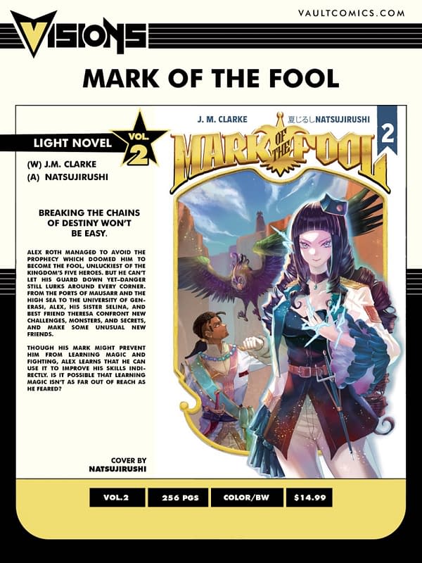 Vault Comics September 2025 Solicits
