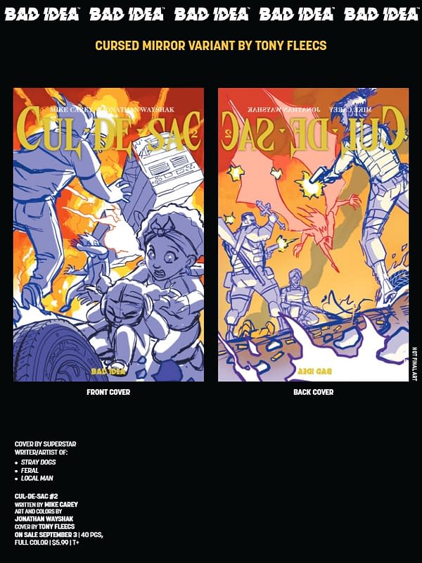 Bad Idea September 2025 Solicits