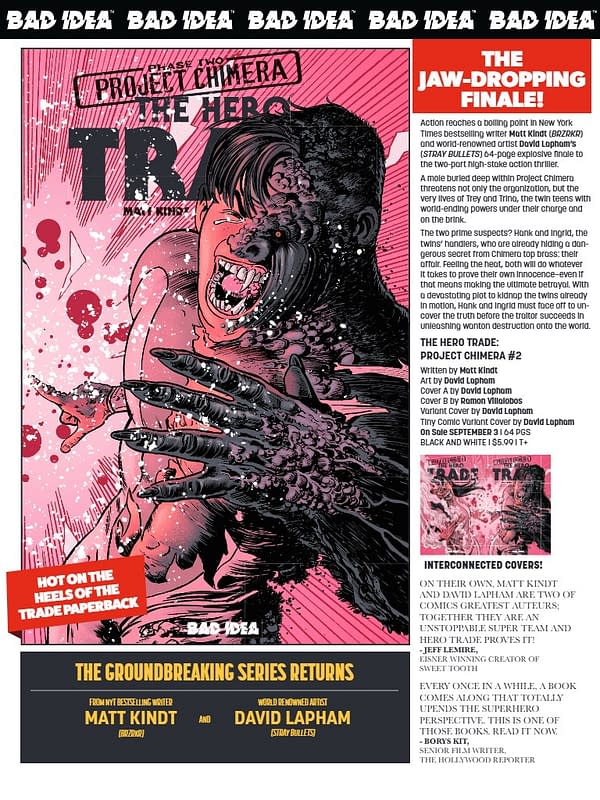 Bad Idea September 2025 Solicits