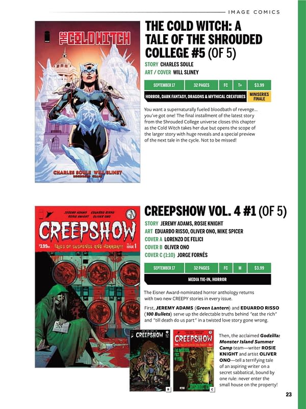 Image Comics September 2025 Solicits And Solicitations