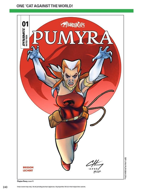 Dynamite October 2025 Solicits And Solicitations