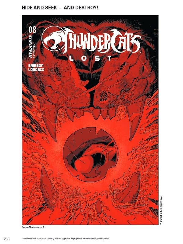 Dynamite October 2025 Solicits And Solicitations