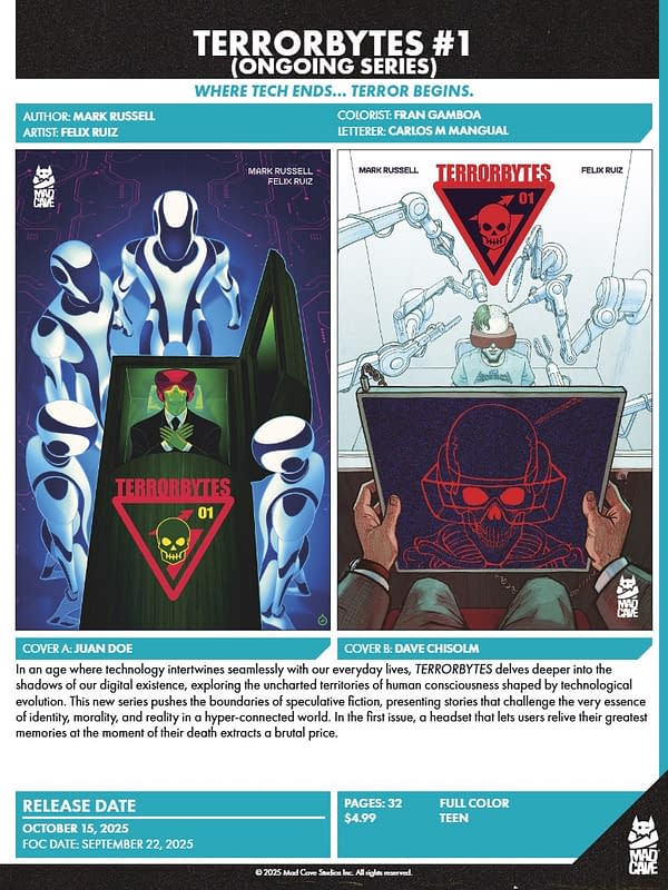Mad Cave Studios October 2025 Solicits And Solicitations
