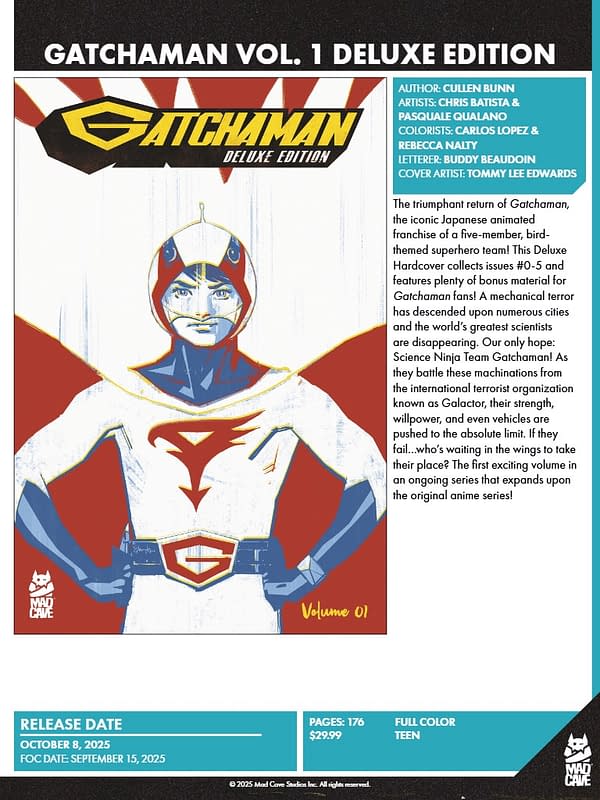 Mad Cave Studios October 2025 Solicits And Solicitations