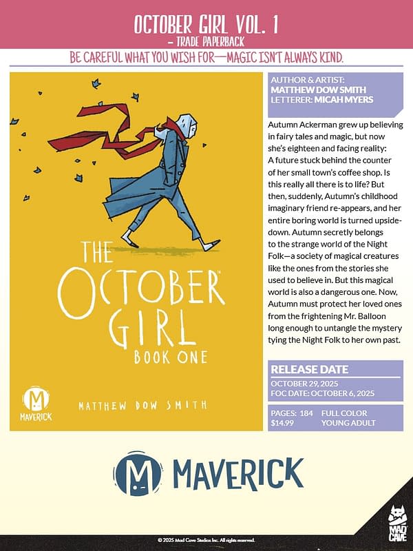 Mad Cave Studios October 2025 Solicits And Solicitations