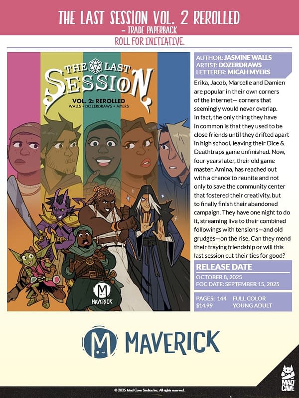 Mad Cave Studios October 2025 Solicits And Solicitations