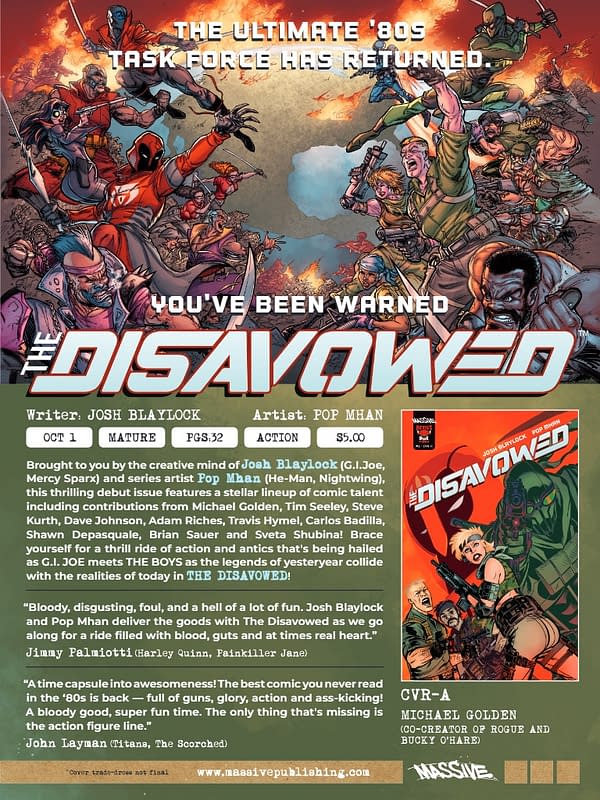 Massive Publishing October 2025 Solicits And Solicitations
