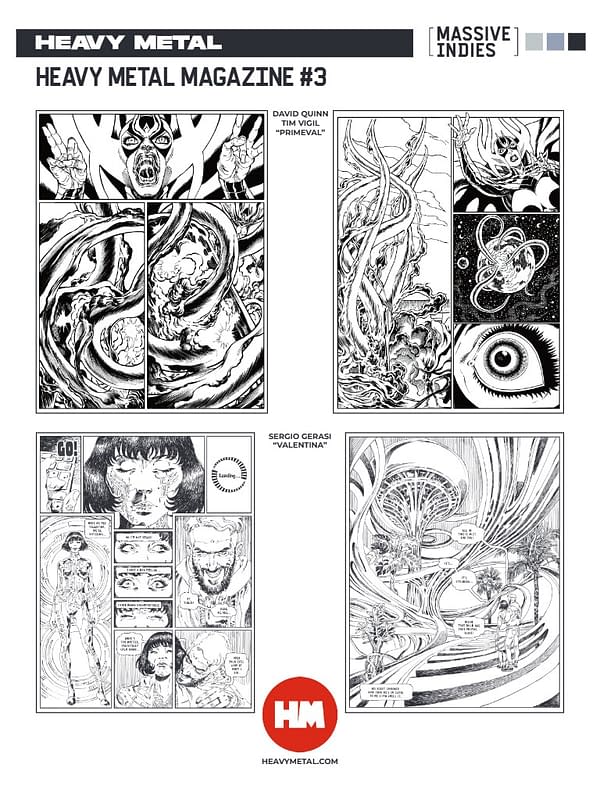 Heavy Metal Magazine October 2025 Solicits And Solicitations