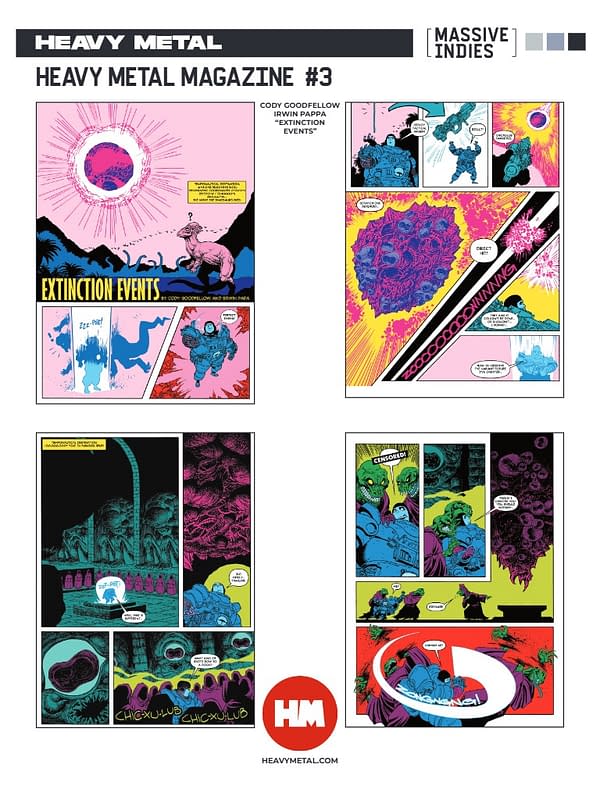 Heavy Metal Magazine October 2025 Solicits And Solicitations