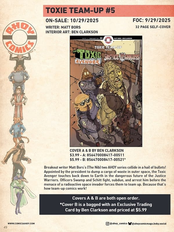 Ahout Comics October 2025 Solicits And Solicitations
