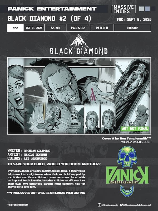 Panick Entertainment October 2025 Solicits And Solicitations