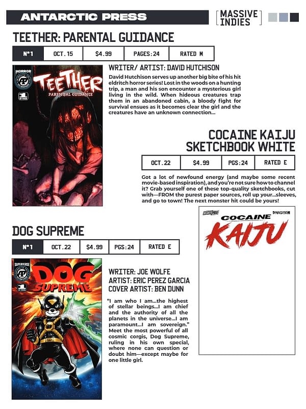 Antarctic Press October 2025 Solicits And Solicitations