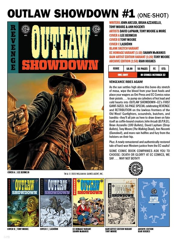Oni Press October 2025 Solicits And Solicitations