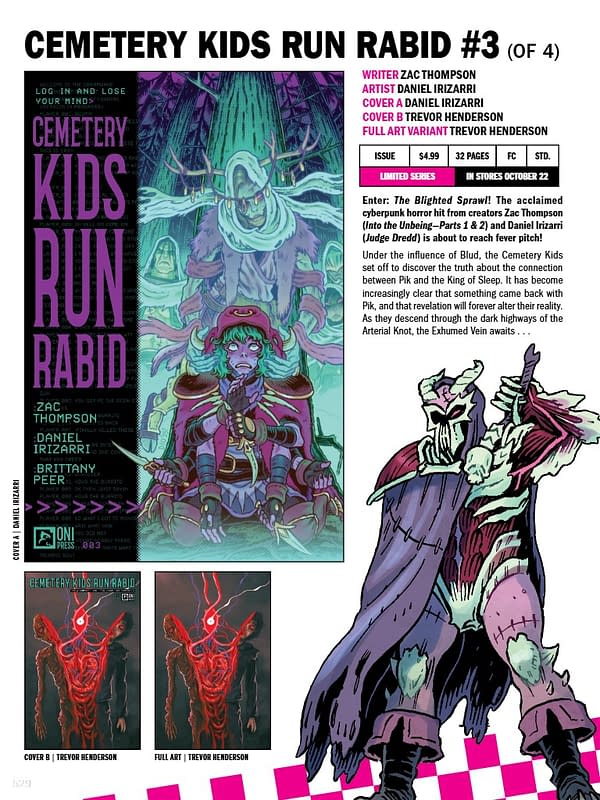 Oni Press October 2025 Solicits And Solicitations