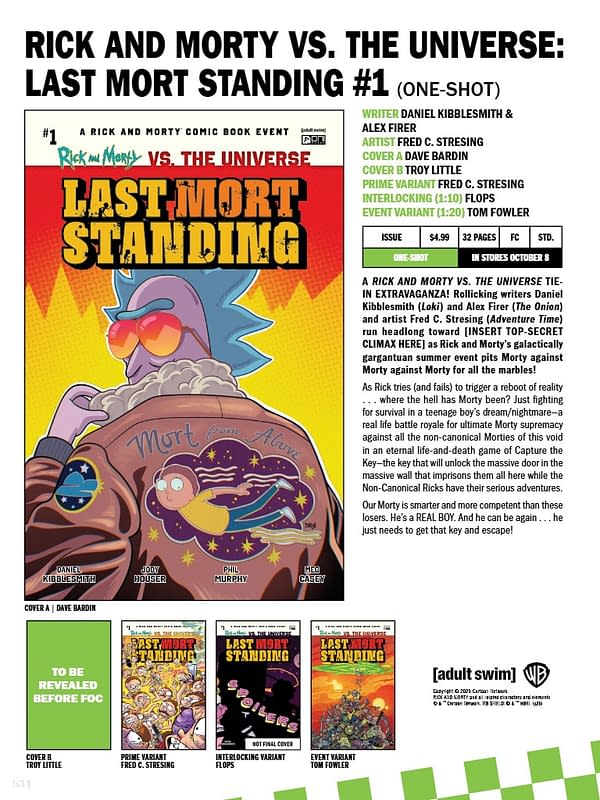 Oni Press October 2025 Solicits And Solicitations