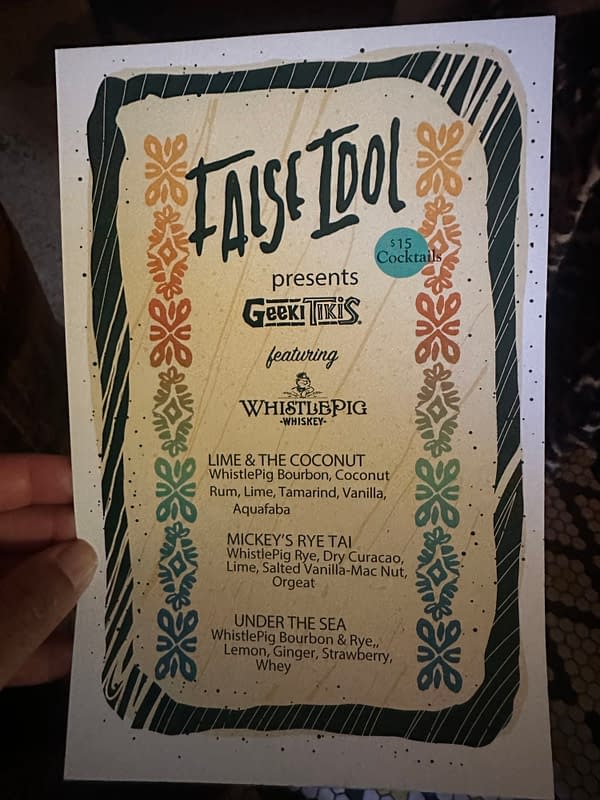 Geeki Tiki/False Idol party.