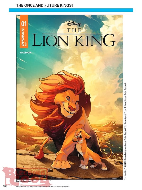 Dynamite November 2025 Full Solicits, With The Lion King #1