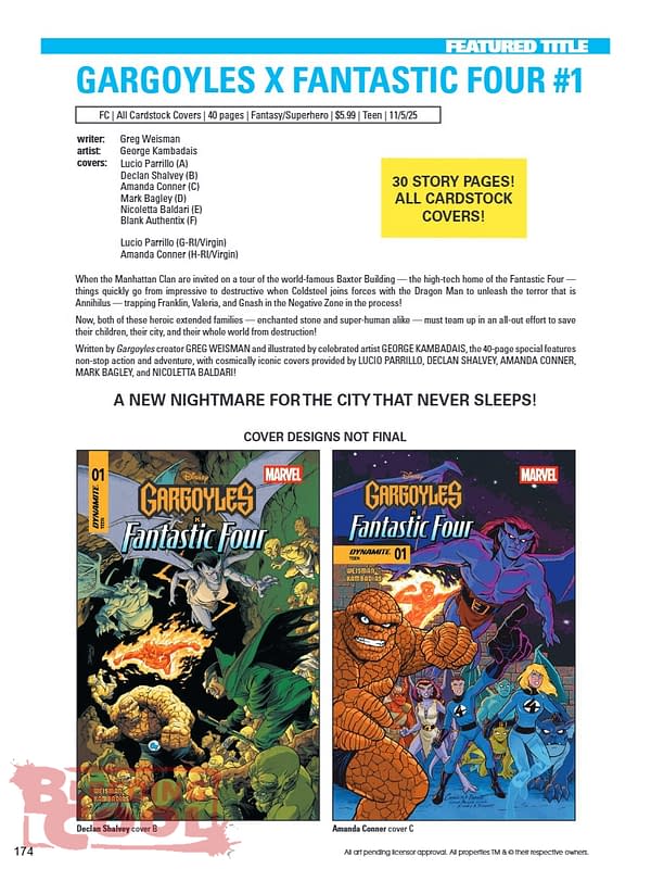 Dynamite November 2025 Full Solicits, With The Lion King #1