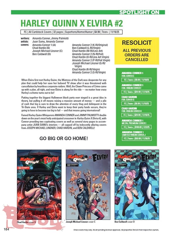 Dynamite November 2025 Full Solicits, With The Lion King #1
