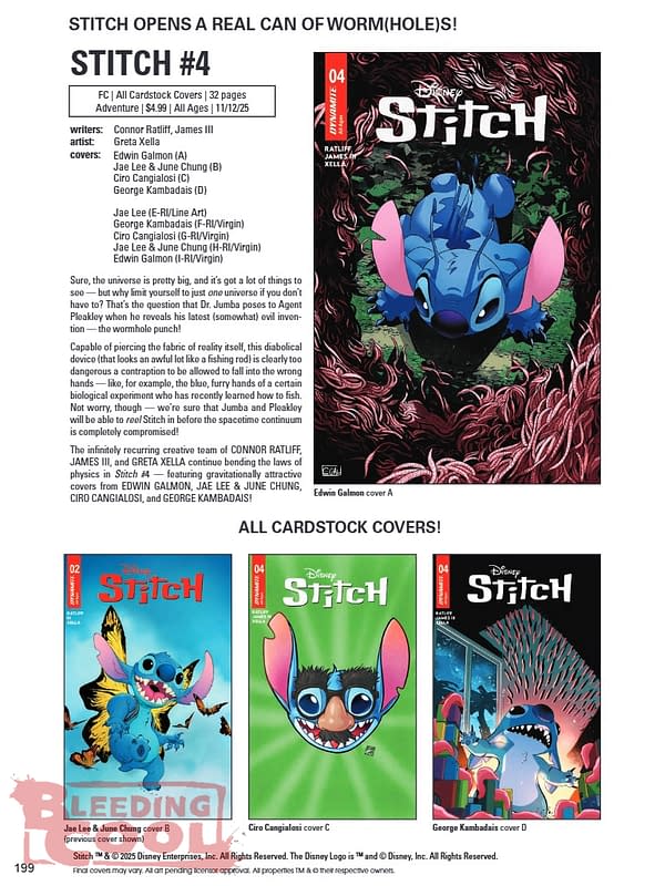 Dynamite November 2025 Full Solicits, With The Lion King #1