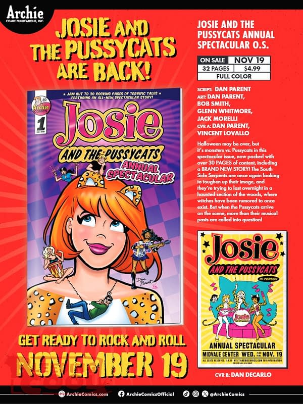 Archie Comics November 2025 Full Solicits
