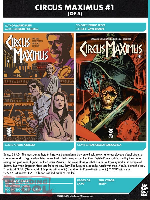 Mad Cave November 2025 Solicits