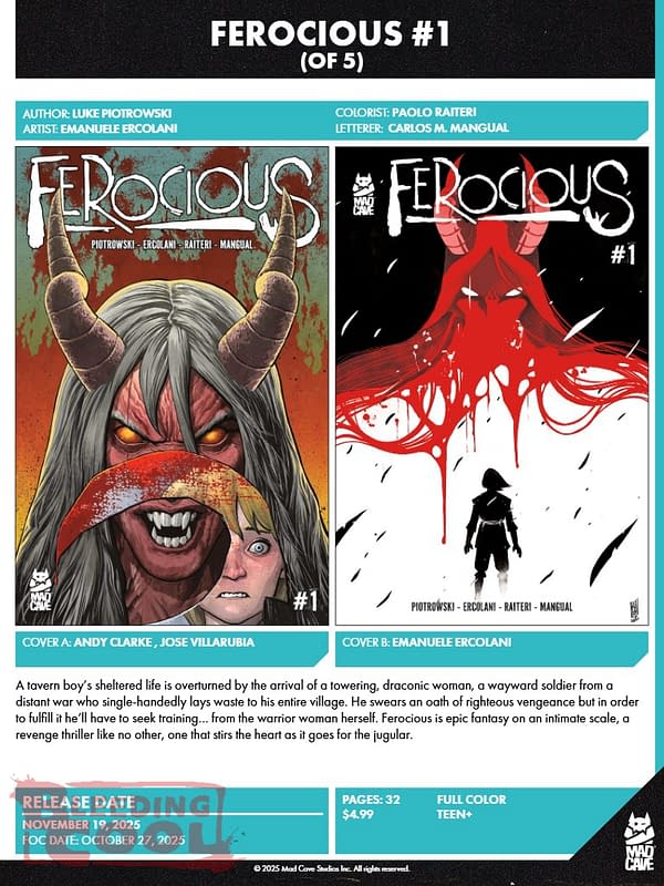 Mad Cave November 2025 Solicits
