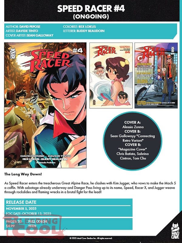 Mad Cave November 2025 Solicits
