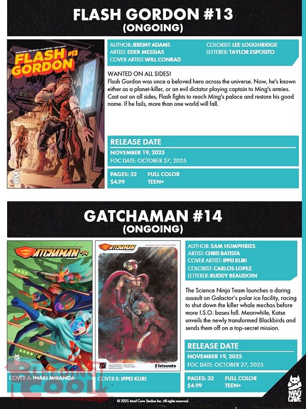 Mad Cave November 2025 Solicits