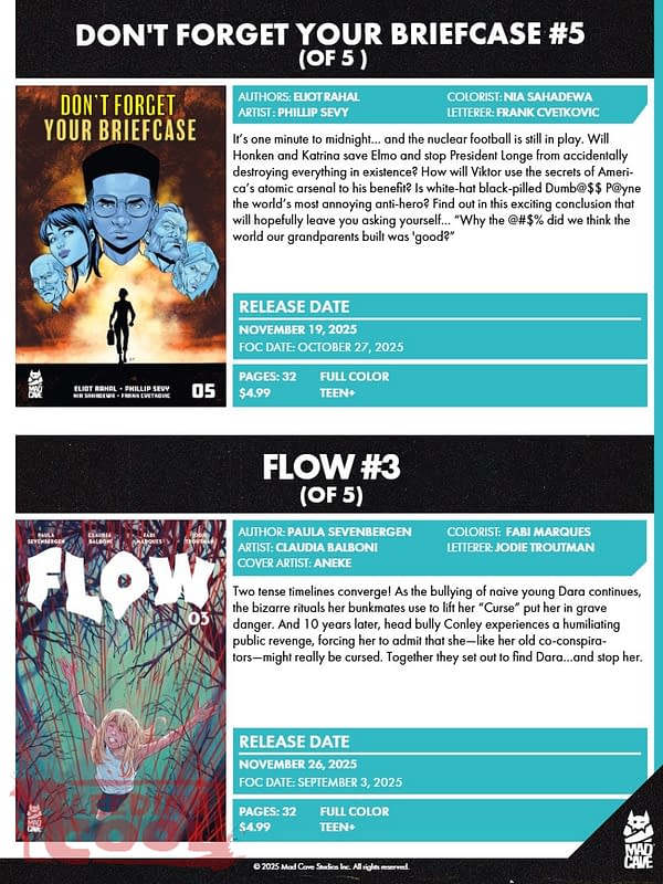 Mad Cave November 2025 Solicits