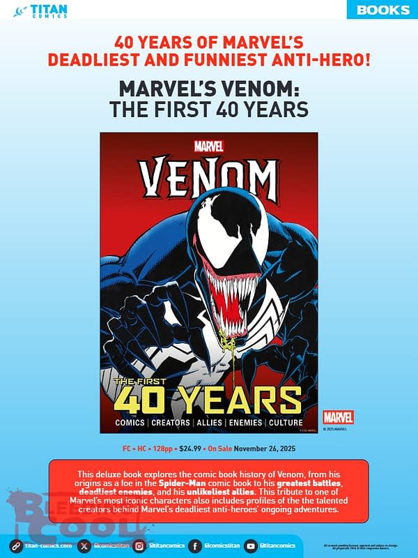 Titan Comics Full November 2025 Solicits