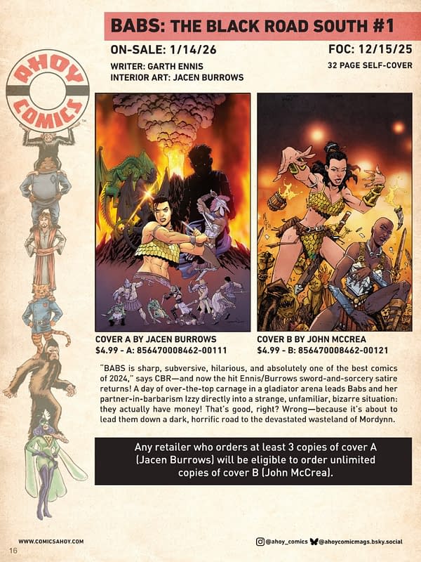 Ahoy Comics January 2026 Solicits And Solicitations