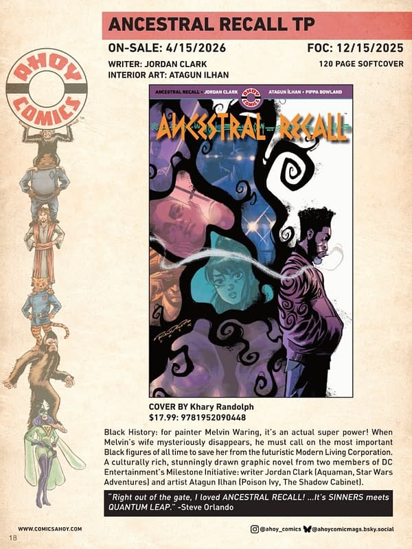 Ahoy Comics January 2026 Solicits And Solicitations