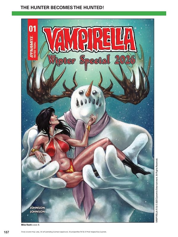 Dynamite Entertainment January 2026 Solicits And Solicitations