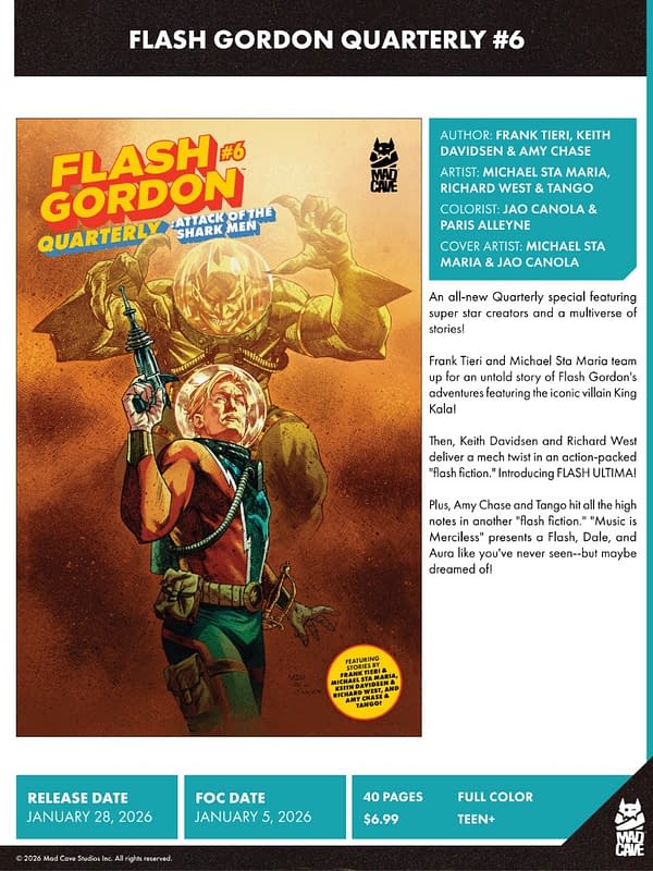 Mad Cave Studios January 2026 Solicits And Solicitations