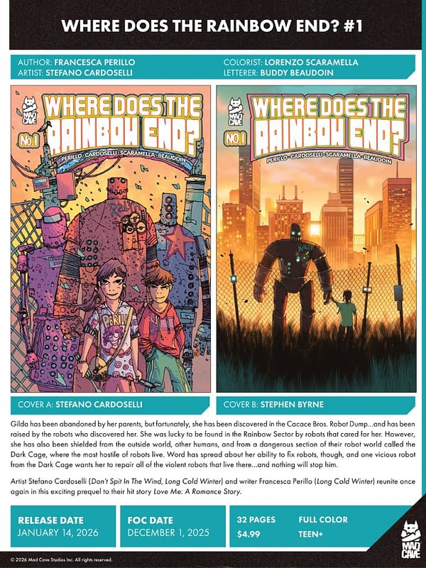 Mad Cave Studios January 2026 Solicits And Solicitations