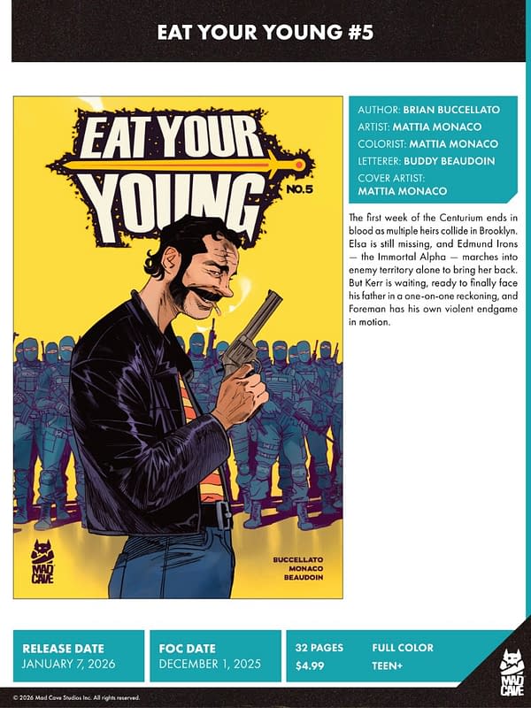 Mad Cave Studios January 2026 Solicits And Solicitations