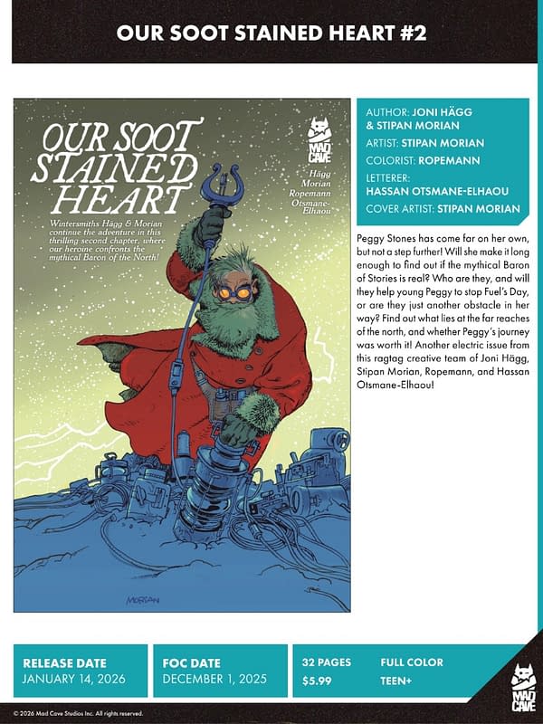 Mad Cave Studios January 2026 Solicits And Solicitations