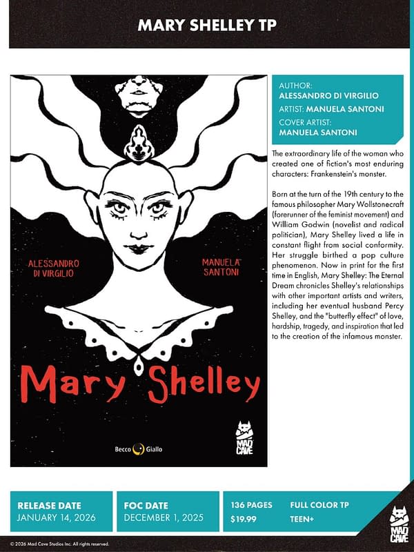 Mad Cave Studios January 2026 Solicits And Solicitations