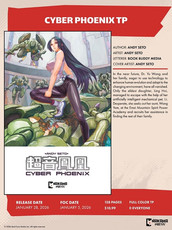 Mad Cave Studios January 2026 Solicits And Solicitations