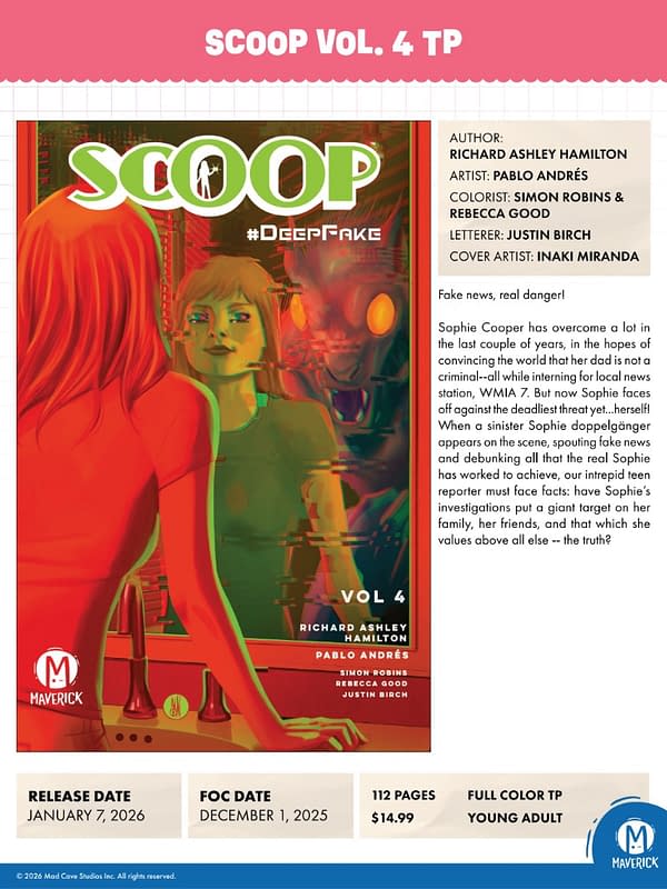 Mad Cave Studios January 2026 Solicits And Solicitations